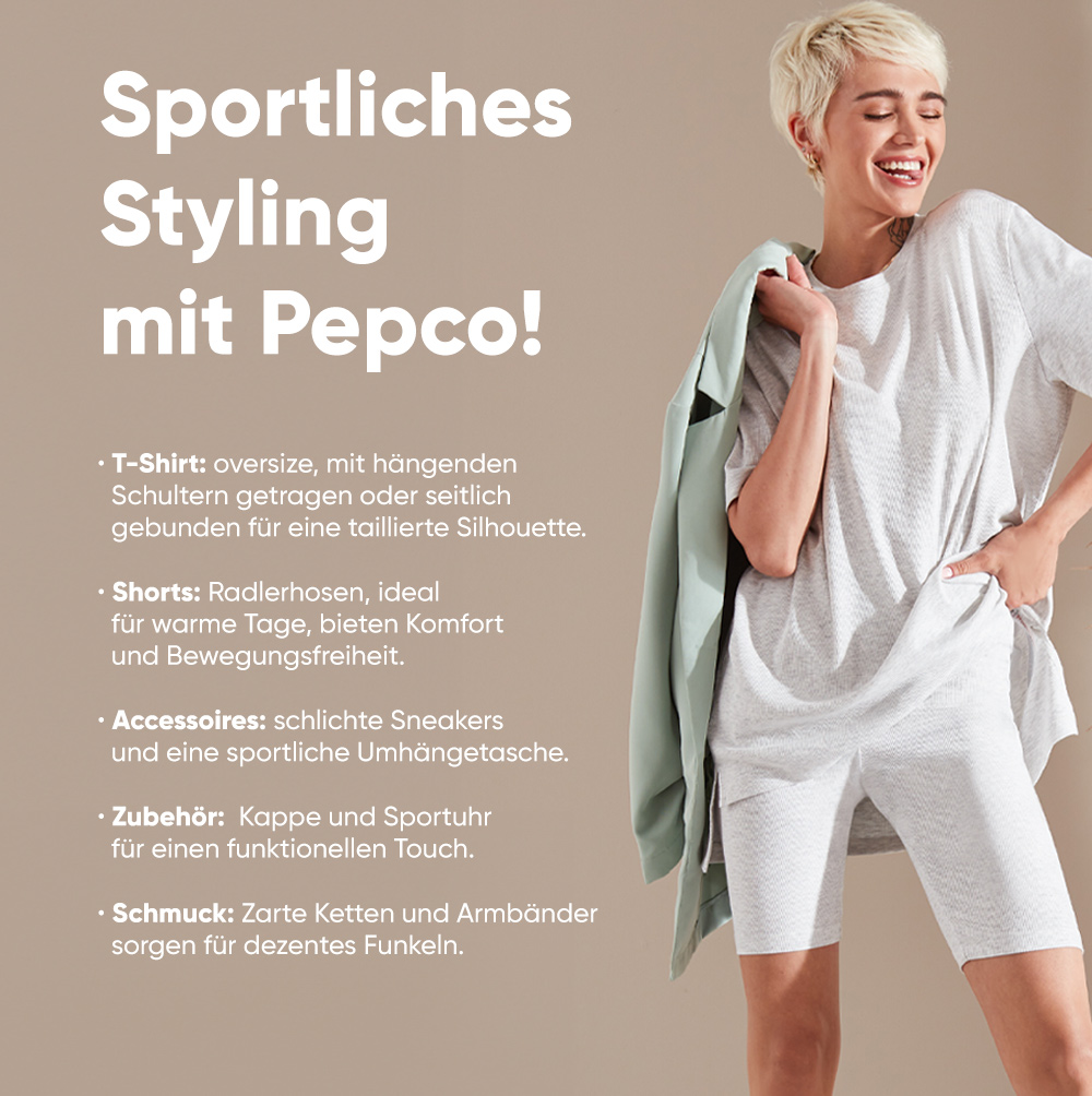 Sportliches Styling von Pepco! - Infografik