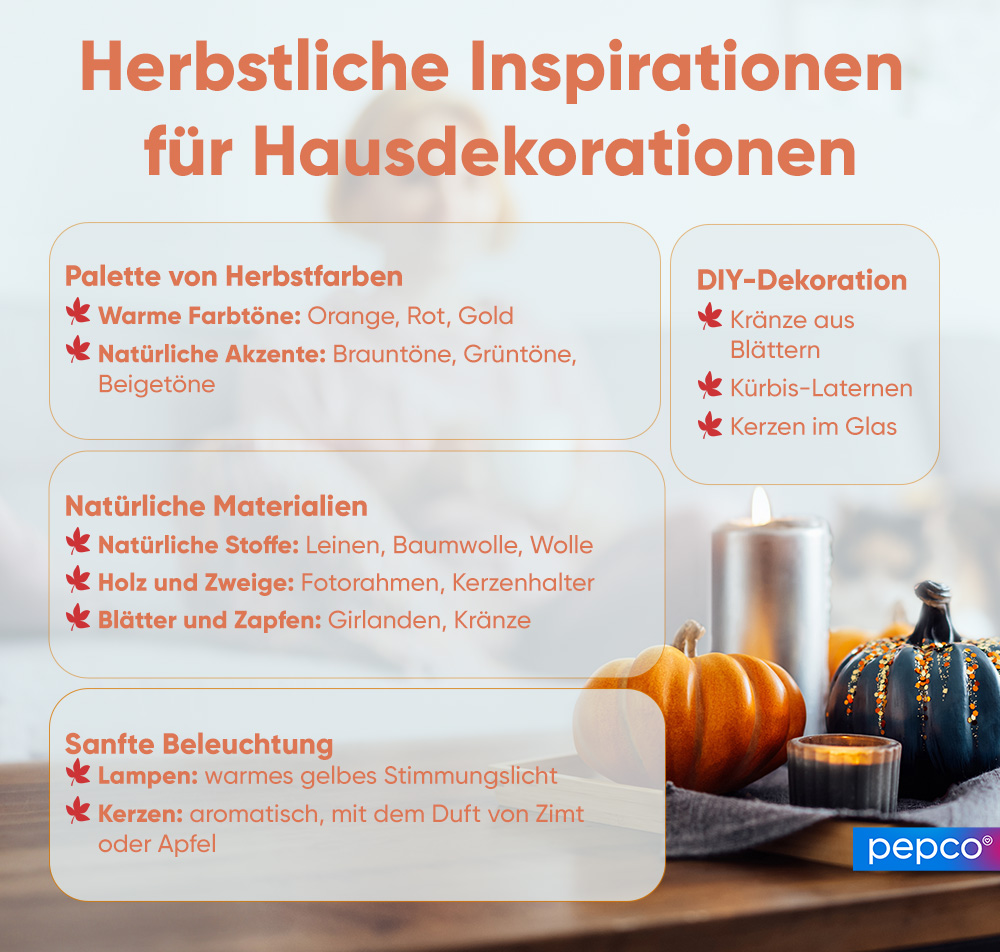 Pepco-Infografik zur Herbstdekoration