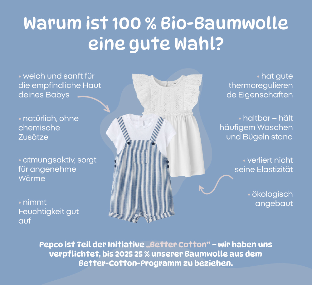 Warum ist 100 % Bio-Baumwolle eine gute Wahl? 