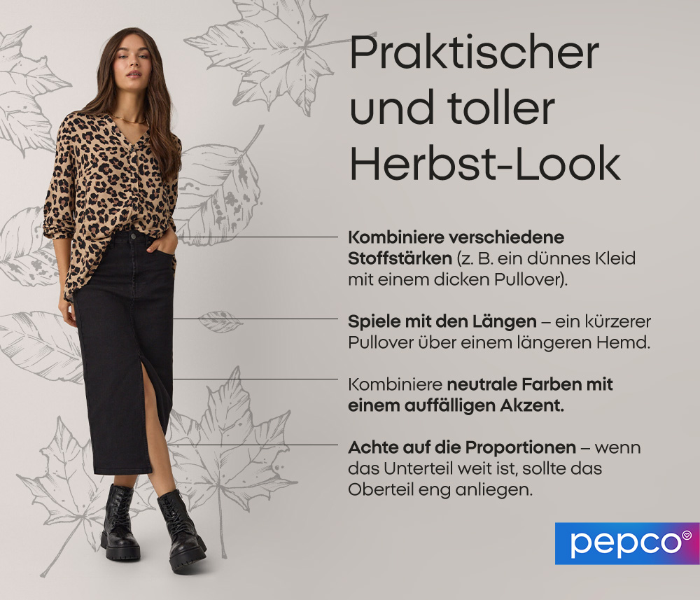 Praktischer und toller Herbst-Look 